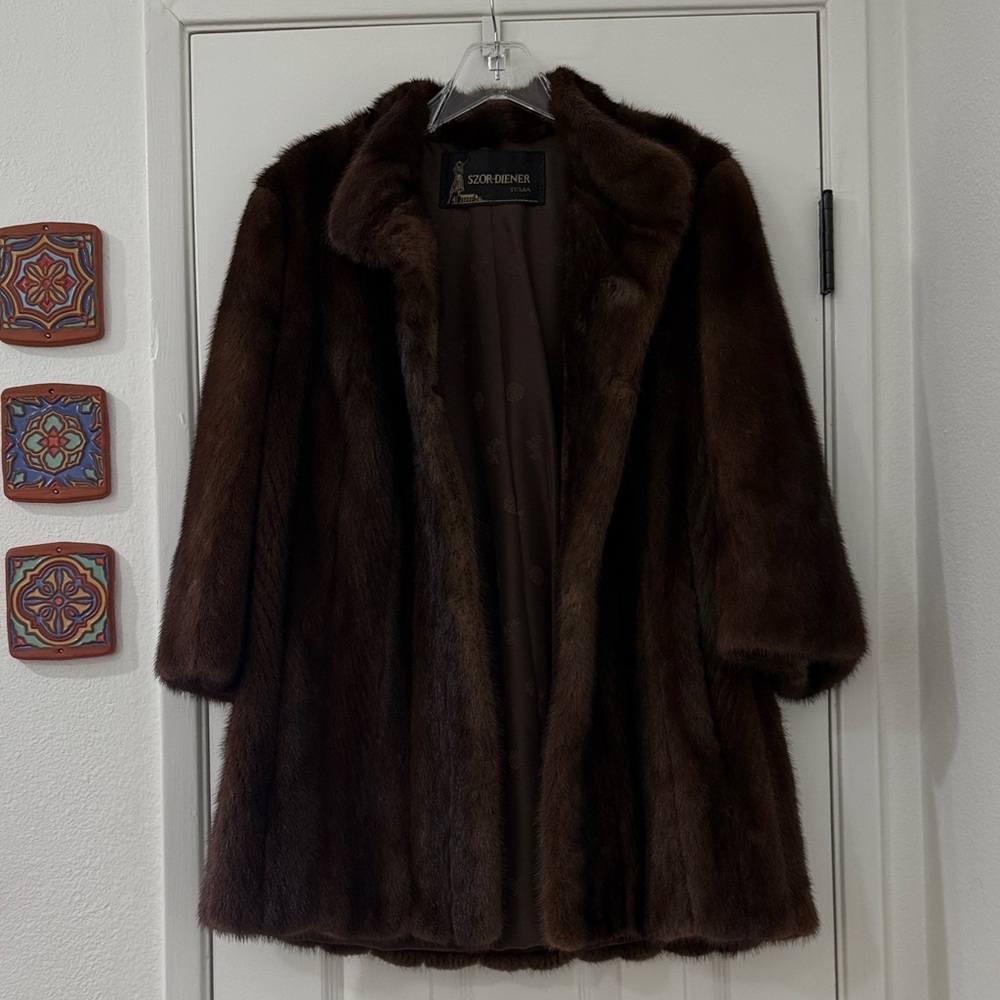 Vintage Custom Mink Fur Coat